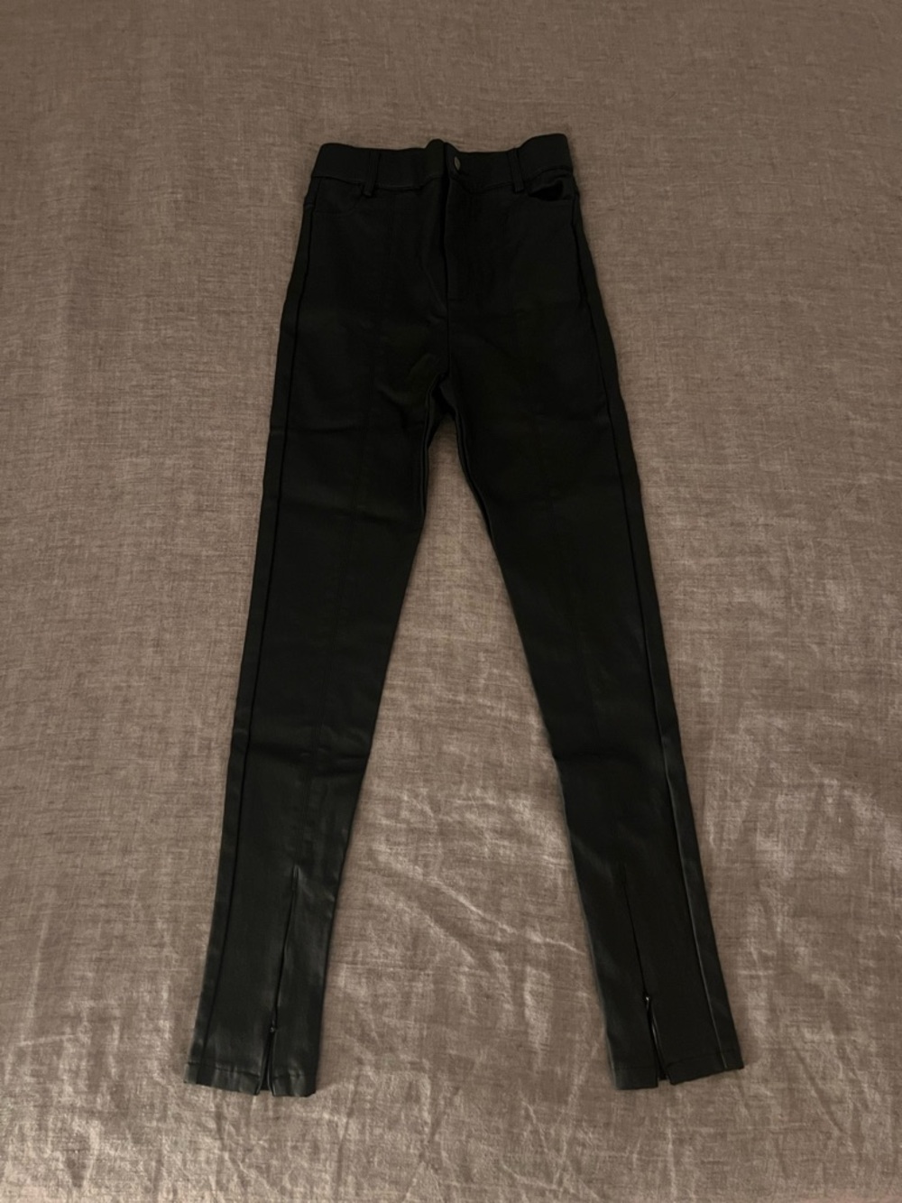 Dittos Black Faux Leather Pants